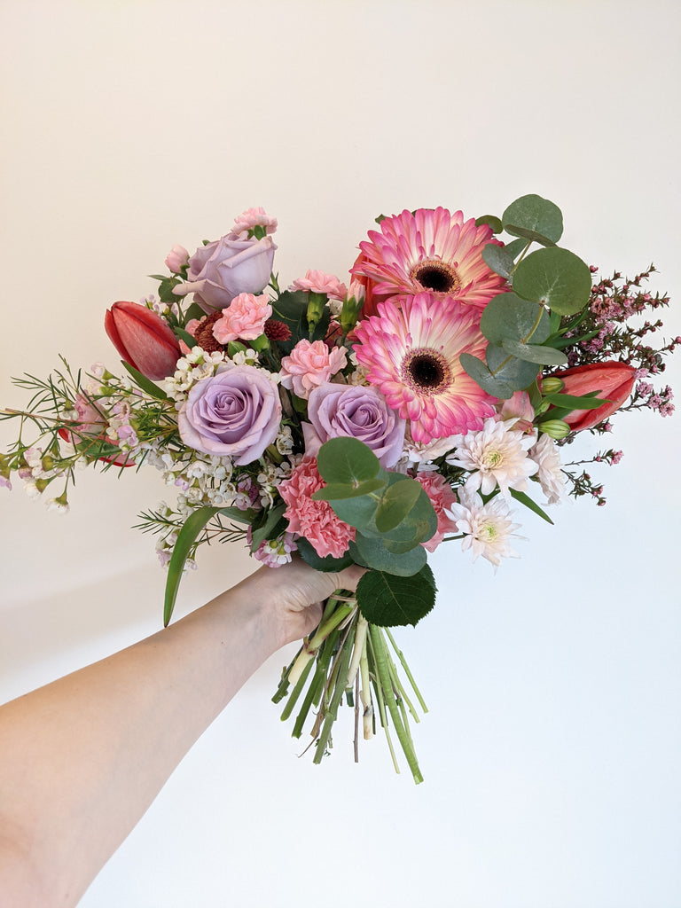 Soft & Sweet- Hand Tie Bouquet